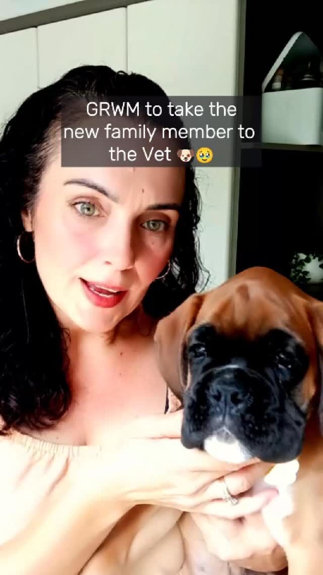 GRWM to take our new Boxer puppy to vet 🥹🐶🖤💛
#grwm #makeup #dog #aveilaustralia #makeuptutorial