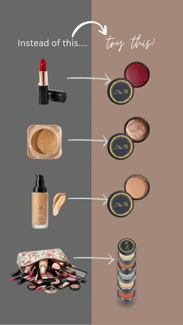Swap your makeup choices and simplify your routine 💛🖤
#beauty #beautytips #makeup #fyp #aveilaustralia