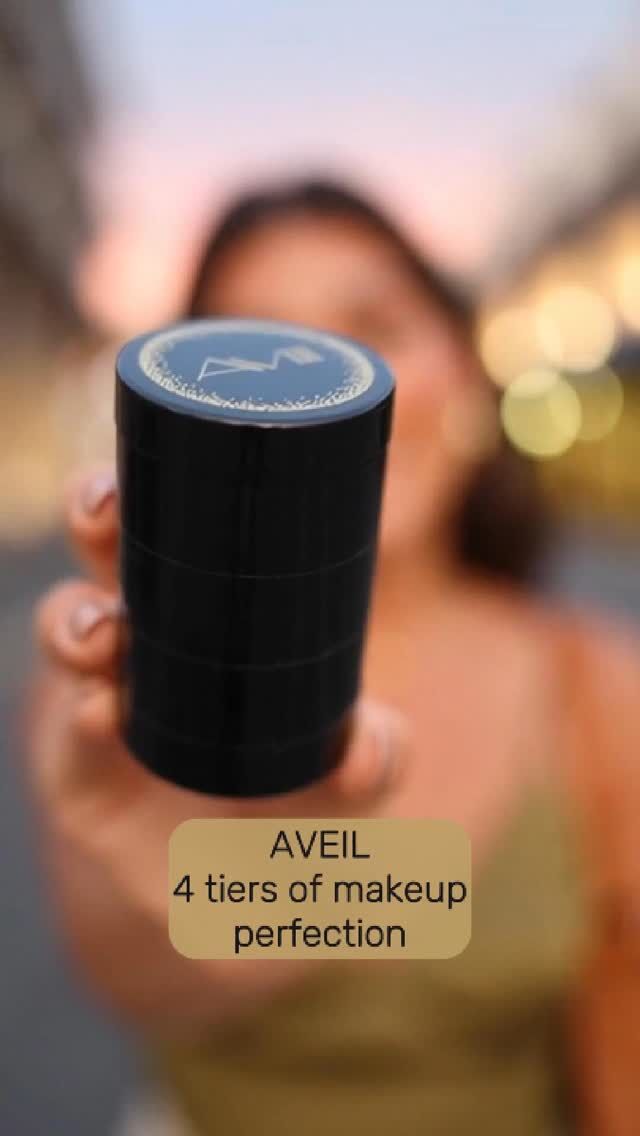 Good things really do come in small packages. 4 tiers to be exact 💛🖤
#fyp #makeup #beauty #viral #aveilaustralia