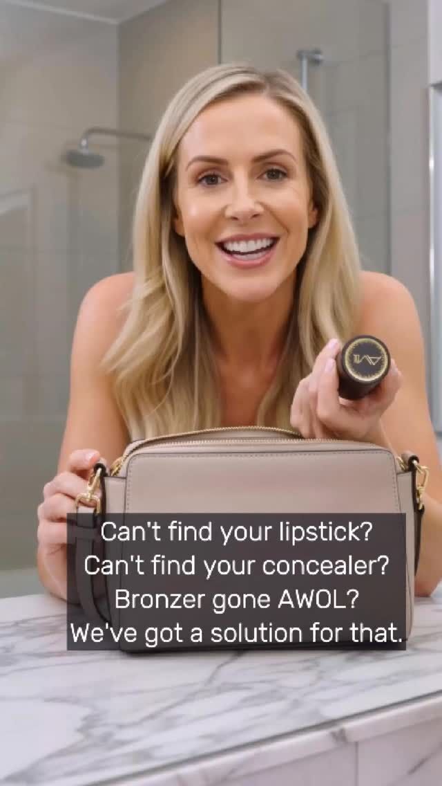 Sick of searching through your bag for your makeup? We can help 💛🖤
#fyp #makeuptips #beauty #makeup #aveilaustralia